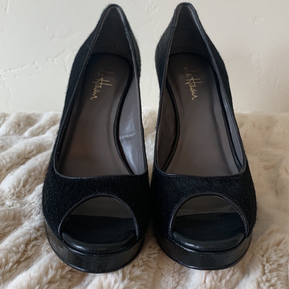 Cole Haan Peek Toe Pumps. Size 8. NWOT. Black. 4 1/2” Heel. Platform Sol… - Picture 11 of 12